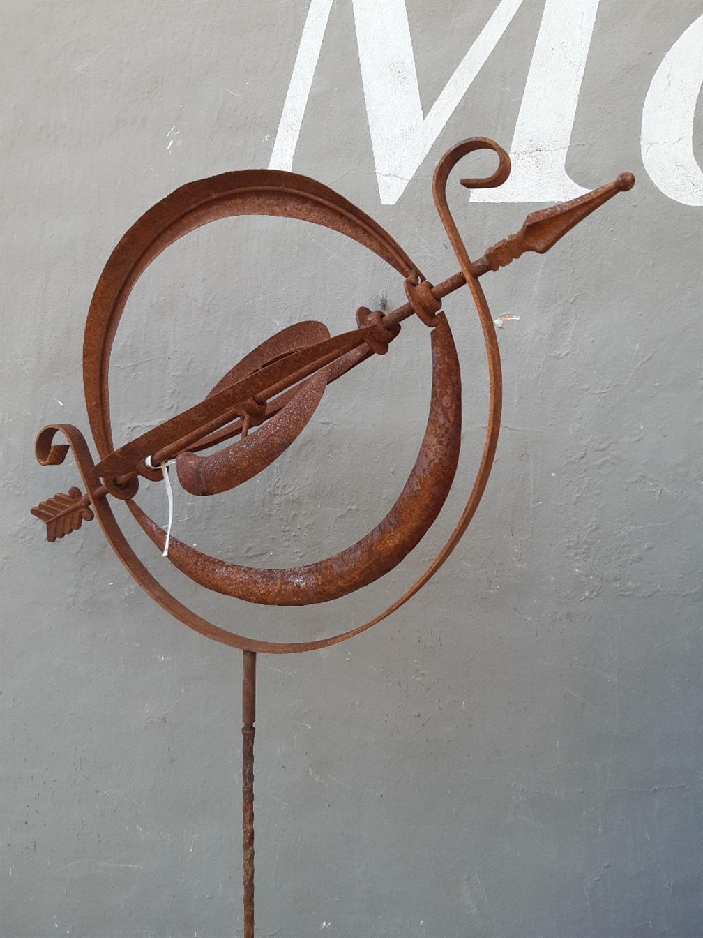 tuinmolen rustiek zonnewijzer