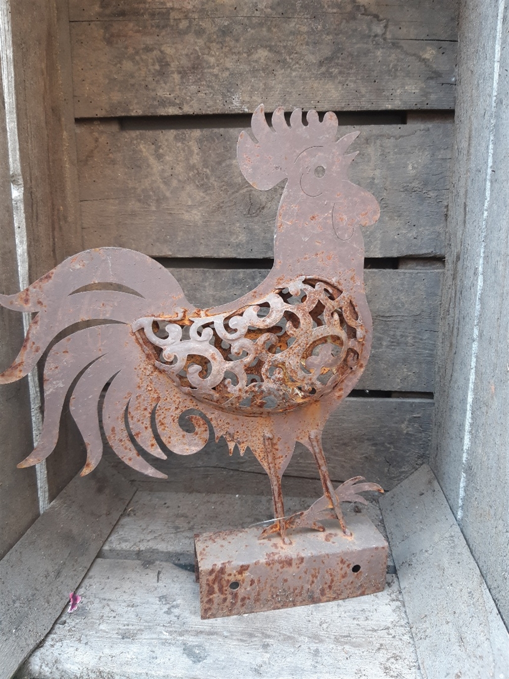 metalen kip roest