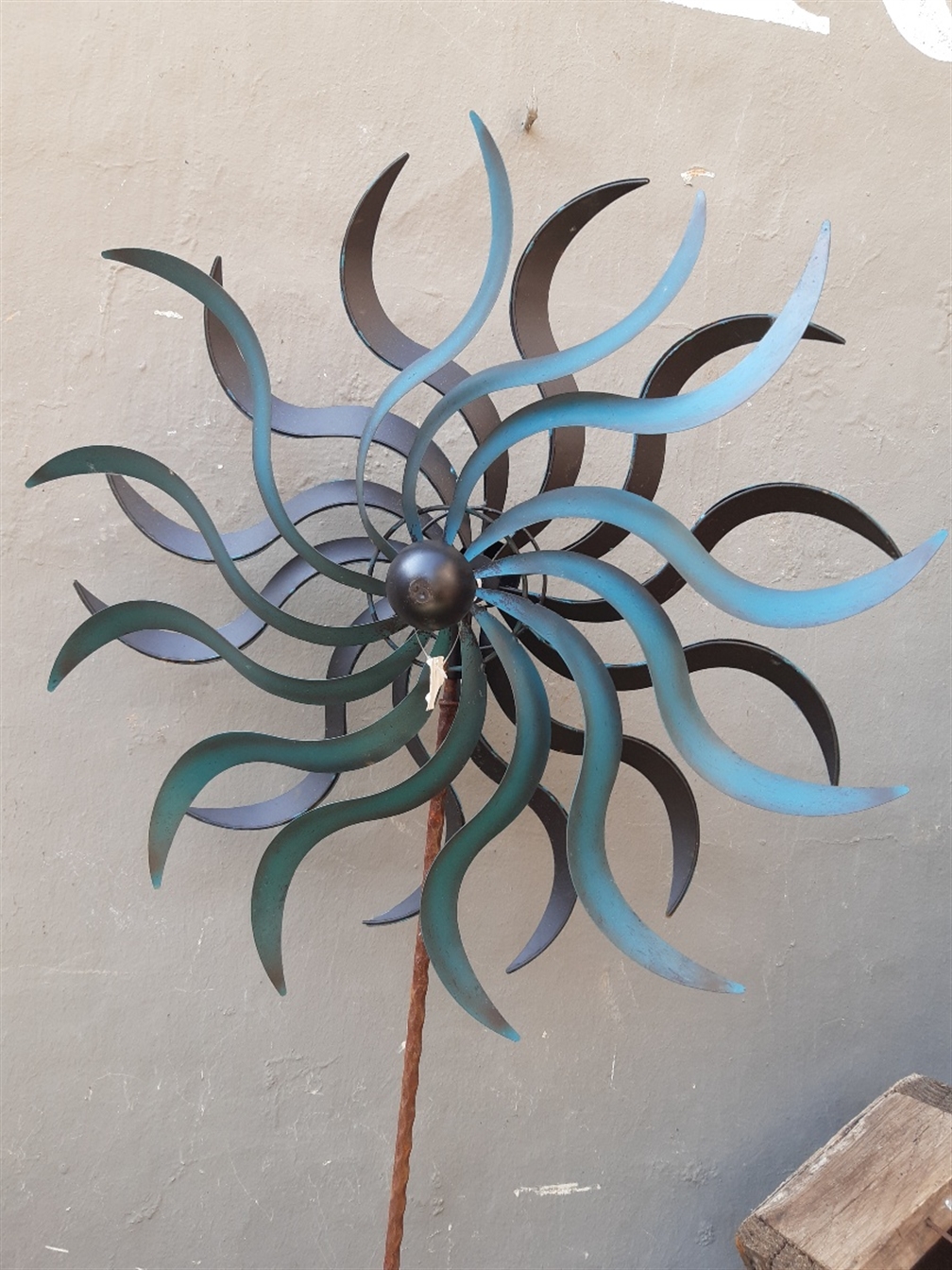 windmolen bloem blauw